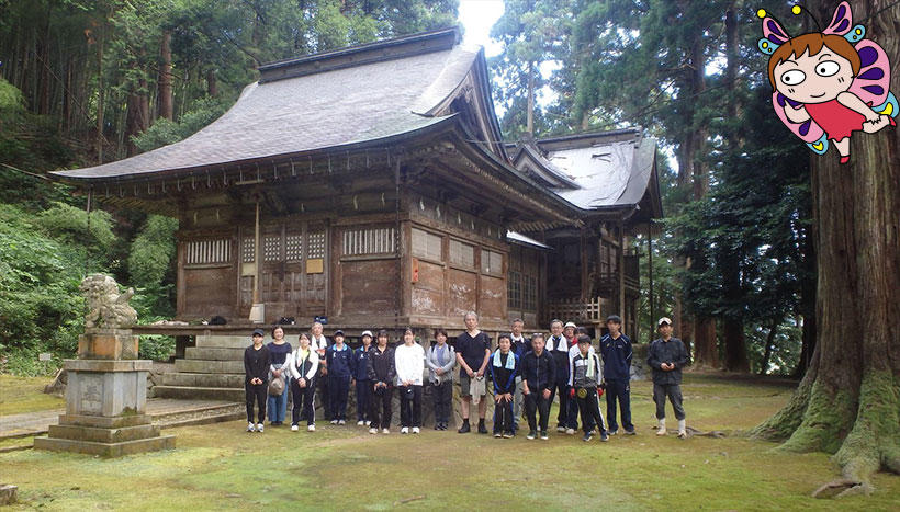 写真：安波賀春日神社（福井県福井市安波賀町鎮座）